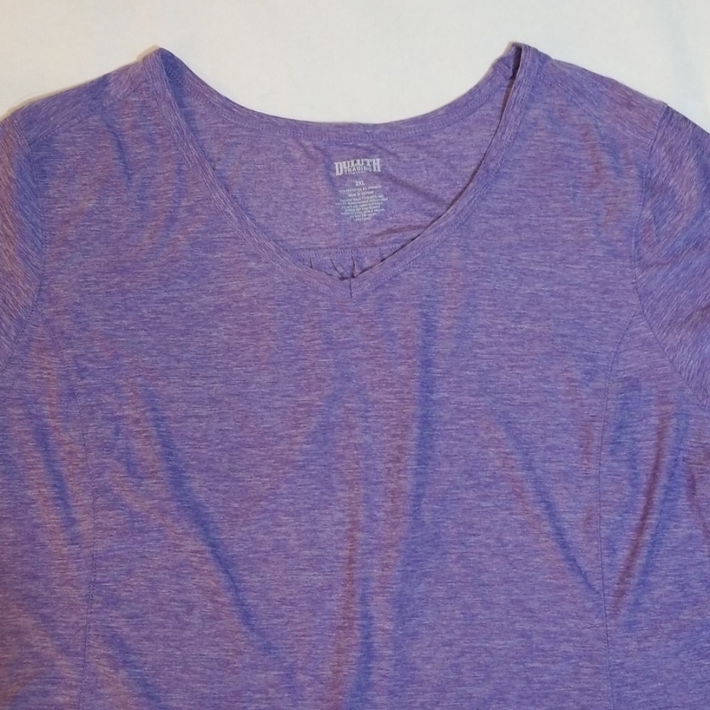 Duluth Trading Purple Armachillo 2X Top